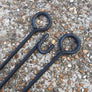 Close up of 2in1 campfire cooking tripod