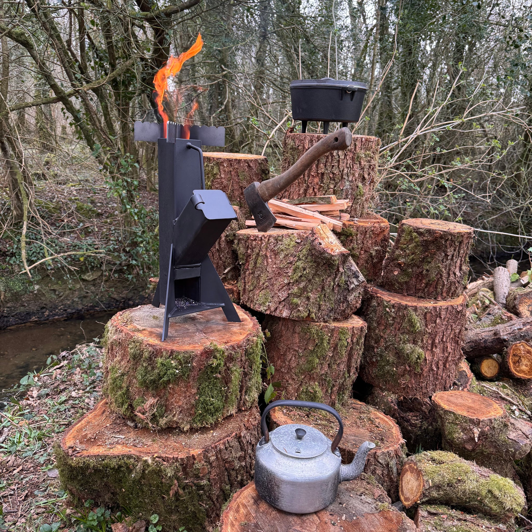 Rocket Cooking Rocket Stove – Campfire Cookshop