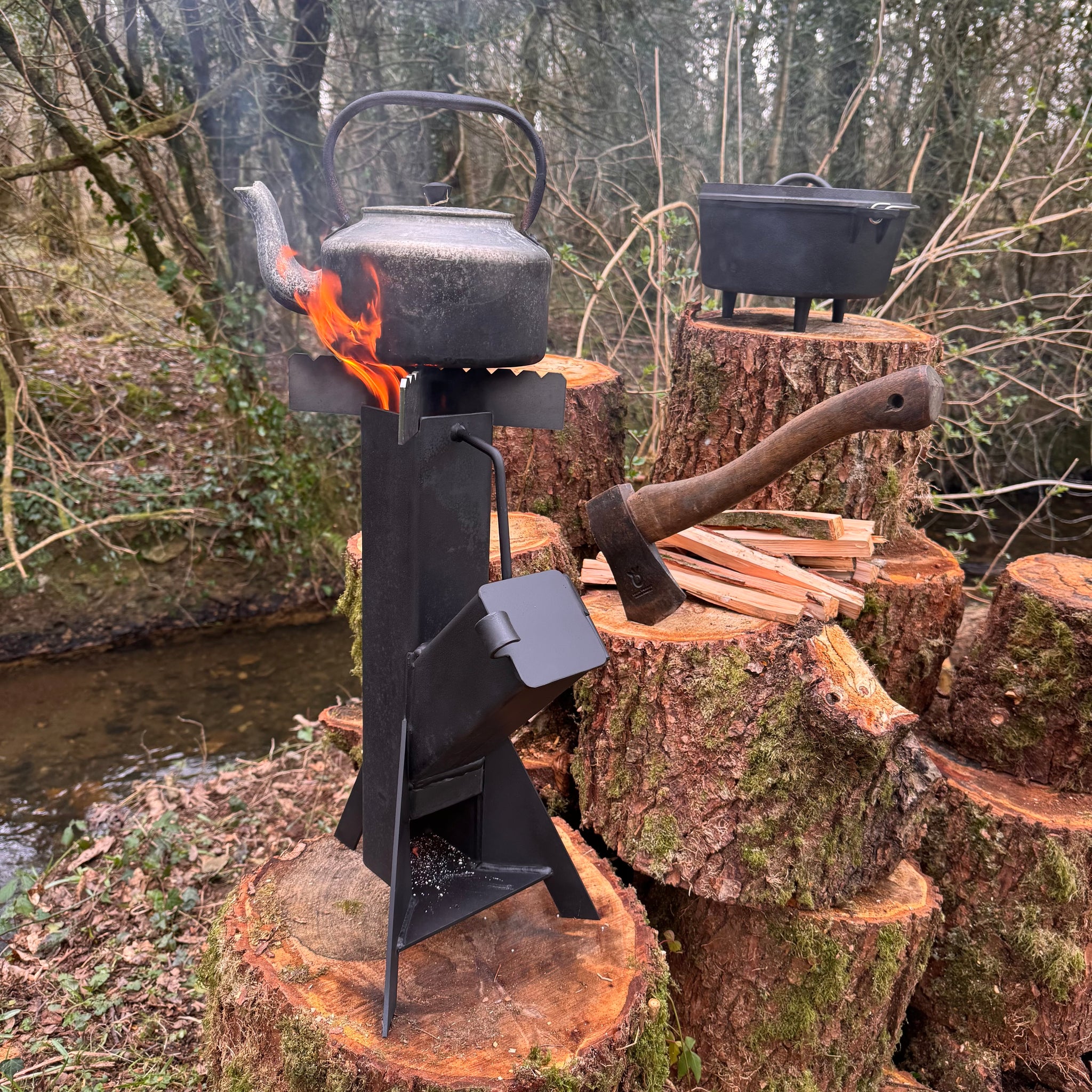 Rocket Cooking Rocket Stove – Campfire Cookshop