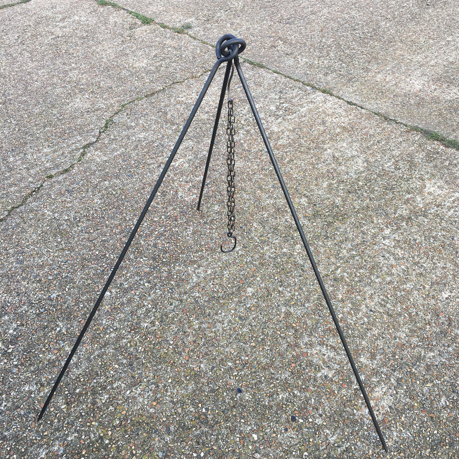 Large campfire cooking tripod 