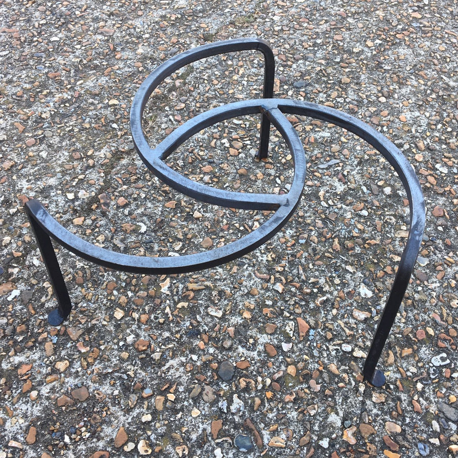 Forged campfire trivet