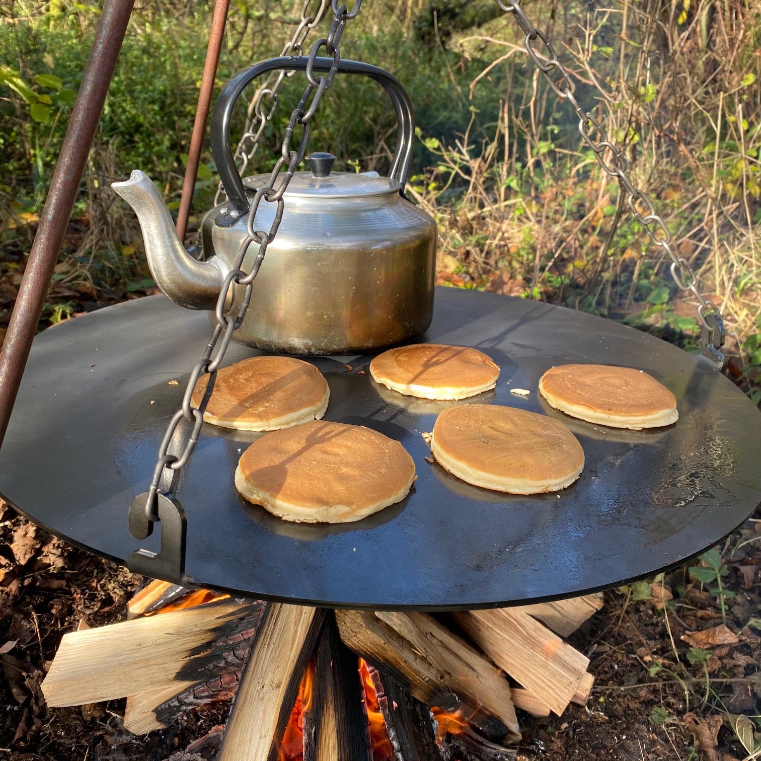 Hanging Griddle Plate – Campfire Cookshop