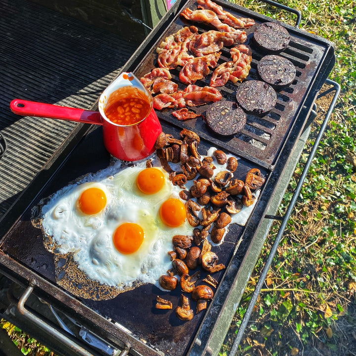 Campfire Stand, Heavy Duty 3 Legged for Fire Pits, Wood Cooking, Backyard  Camping. Holds 120 Lbs Perfect Flat Bottom, Bushcraft Cooking 