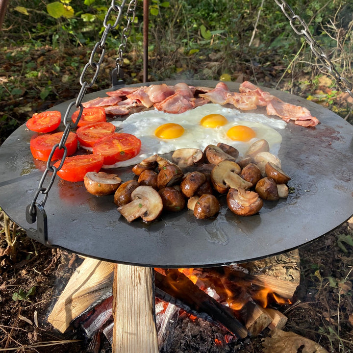 Basic Campfire Cooking Pot Rack/tripod, Wrought Iron 